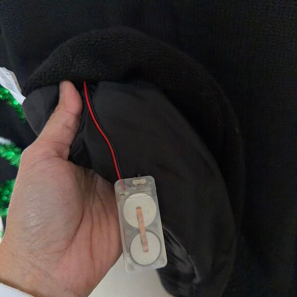 Blizzard Bay Black Knit Ugly Christmas Sweater Size XL - Picture 6 of 8